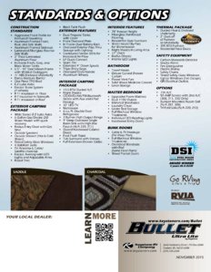 2016 Keystone RV Bullet Eastern Edition Brochure page 12