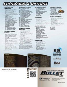 2016 Keystone RV Bullet Western Edition Brochure page 12