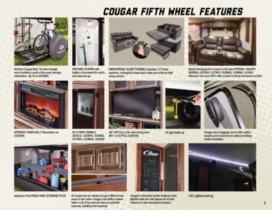 2016 Keystone RV Cougar Eastern Edition Brochure page 7