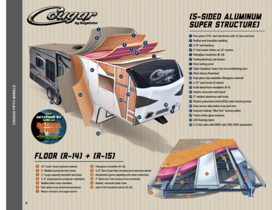 2016 Keystone RV Cougar Half Ton Brochure page 8