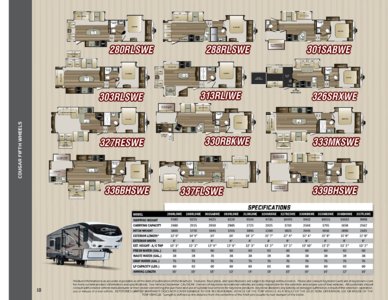 2016 Keystone RV Cougar Half Ton Brochure page 10