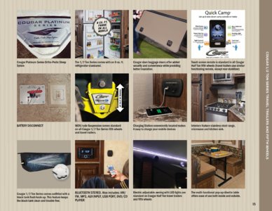 2016 Keystone RV Cougar Half Ton Brochure page 15