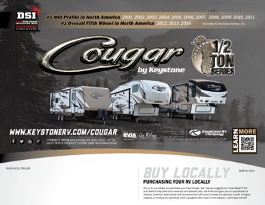 2016 Keystone RV Cougar Half Ton Brochure page 20