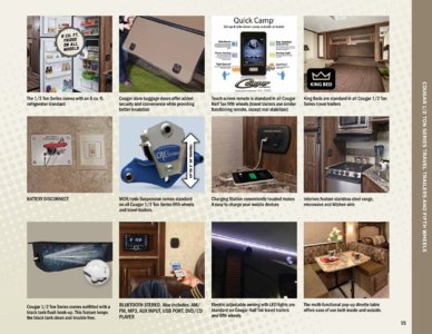 2016 Keystone RV Cougar Western Edition Brochure page 15