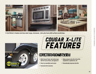 2016 Keystone RV Cougar X Lite Brochure page 17