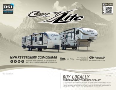 2016 Keystone RV Cougar X Lite Brochure page 20