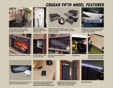 2016 Keystone RV Cougar Brochure page 7