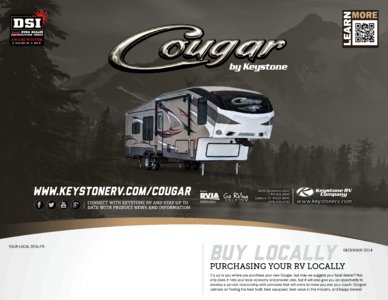 2016 Keystone RV Cougar Brochure page 12