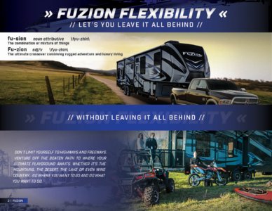 2016 Keystone RV Fuzion Brochure page 2