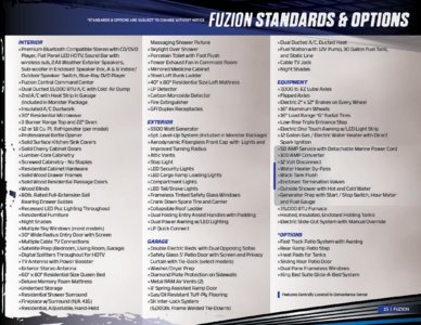 2016 Keystone RV Fuzion Brochure page 15