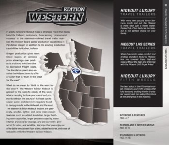 2016 Keystone RV Hideout West Brochure page 3