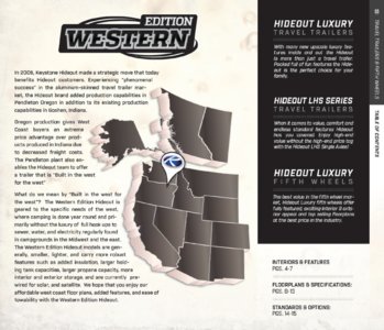 2016 Keystone RV Hideout Western Edition Brochure page 3