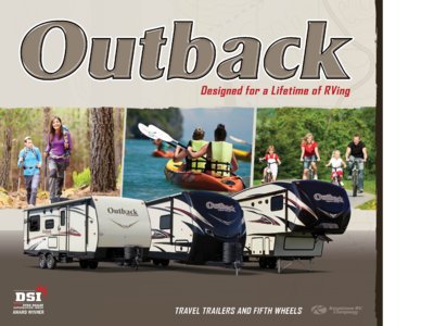 2016 Keystone RV Outback Brochure page 1