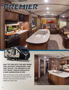 2016 Keystone RV Premier Brochure page 2