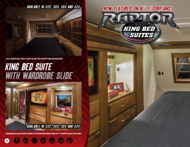 2016 Keystone RV Raptor Brochure page 8