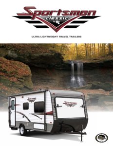 2016 KZ RV Sportsmen Classic Brochure page 1