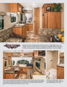 2016 KZ RV Sportsmen Classic Brochure page 2