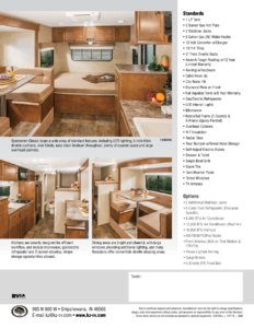 2016 KZ RV Sportsmen Classic Brochure page 4