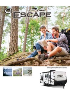 2016 KZ RV Spree Escape Brochure page 1