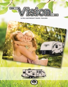 2016 KZ RV Vision Brochure page 1