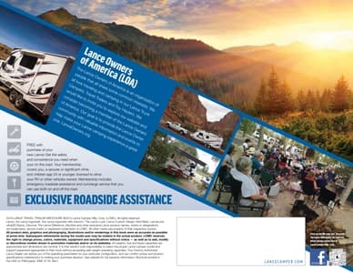 2016 Lance Travel Trailers Brochure page 14