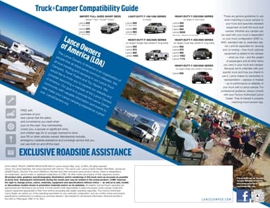 2016 Lance Truck Campers Brochure page 14