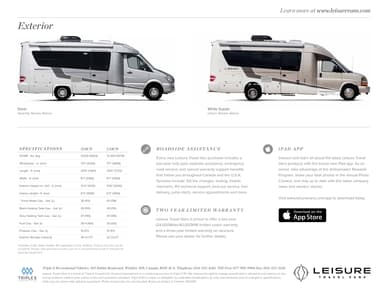 2016 Leisure Travel Vans Serenity Libero Brochure page 12