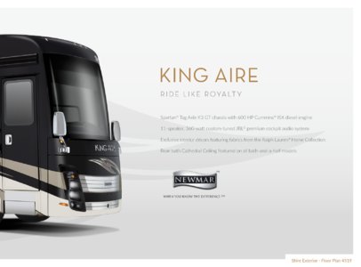 2016 Newmar King Aire Brochure page 5