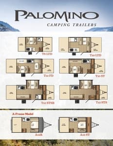 2016 Palomino Camping Trailers Brochure page 1