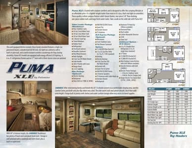 2016 Palomino Puma XLE Brochure page 2