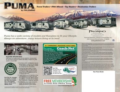 2016 Palomino Puma Brochure page 16
