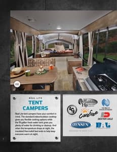 2016 Palomino Real-Lite Tent Campers Brochure page 2