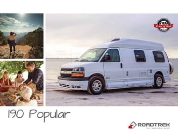 2016 Roadtrek 190 Popular Brochure
