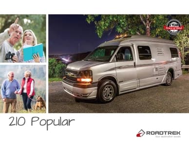 2016 Roadtrek 210 Popular Brochure page 1