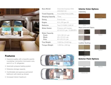 2016 Roadtrek 210 Popular Brochure page 3