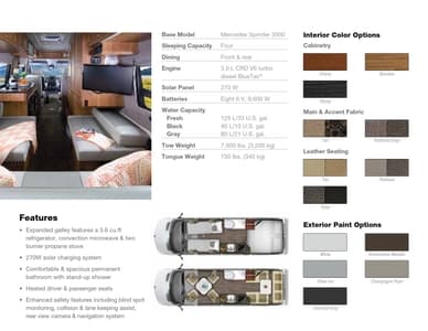 2016 Roadtrek E Trek Brochure page 3