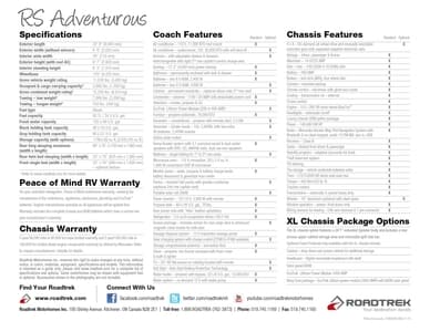 2016 Roadtrek Rs Adventurous Brochure page 4