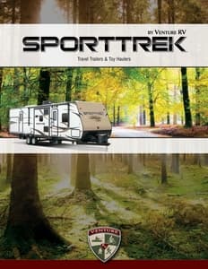 2016 Venture RV Sporttrek Brochure page 1