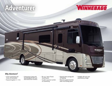 2016 Winnebago Adventurer Brochure page 1