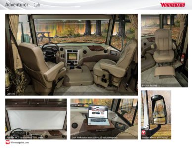 2016 Winnebago Adventurer Brochure page 9