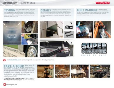 2016 Winnebago Adventurer Brochure page 12