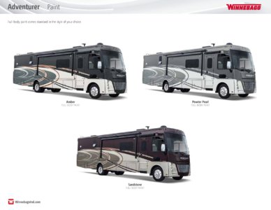 2016 Winnebago Adventurer Brochure page 20