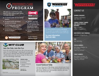 2016 Winnebago Adventurer Brochure page 25