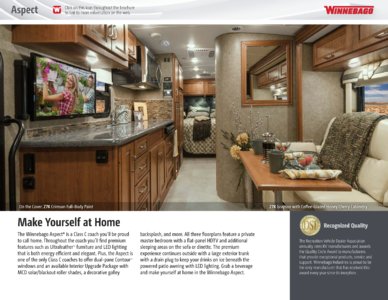 2016 Winnebago Aspect Brochure page 2