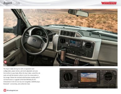 2016 Winnebago Aspect Brochure page 7