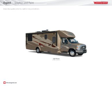 2016 Winnebago Aspect Brochure page 18