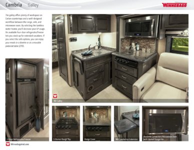 2016 Winnebago Cambria Brochure page 5