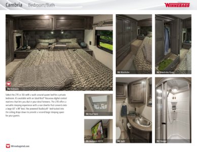 2016 Winnebago Cambria Brochure page 6