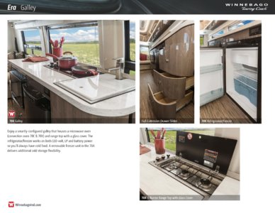 2016 Winnebago Era Brochure page 4