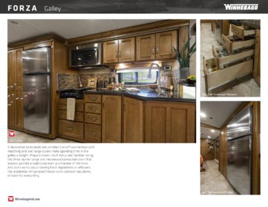 2016 Winnebago Forza Brochure page 5